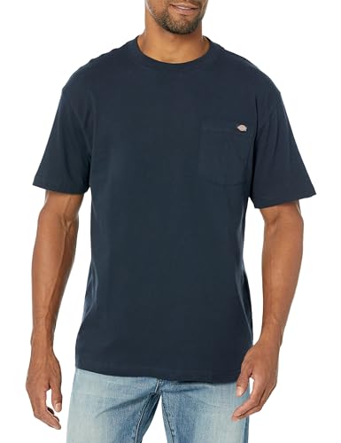 Dickies, Herren, T-Shirt mit Tasche im legeren Stil, NAVIABLAU, XXL