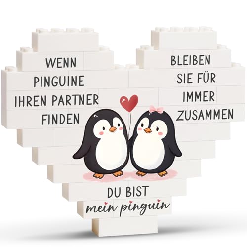Greatabox Ich Liebe Dich Geschenke für Männer Frauen, Geschenk für Partner zum Weihnachten, Valentinstagsgeschenk Jahrestag Geschenk für Ihn Sie, Hochzeitstag Liebes Geschenk, Herzförmige Ornamente