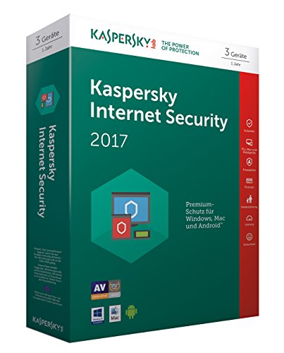 Kaspersky Internet Security 2017 | 3 Geräte | 1 Jahr | PC/Mac/Android | Download
