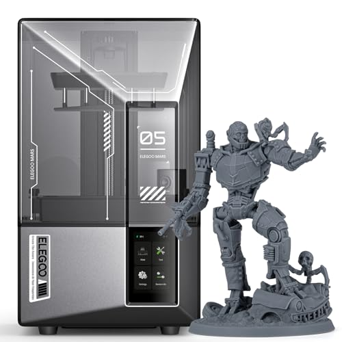 ELEGOO Mars 5 Ultra 3D Drucker, 7 Zoll 9K Mono LCD, 150mm/h Hohe Druckgeschwindigkeit, Neigungsfreigabe, AI Kamera, Auto Leveling, Wi-Fi Transfer, große Druckgröße 153,36 * 77,76 * 165mm³