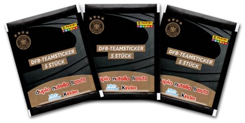 3 x DFB-Teamsticker Stickertüten á 5 Sticker für das Sammelheft WM 2026 (15 Sticker)