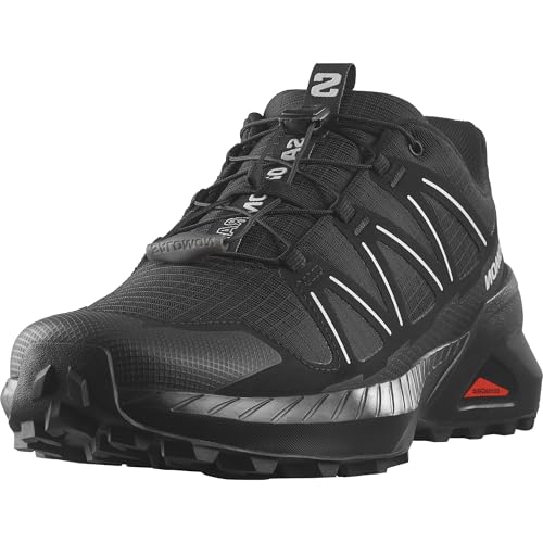 Salomon Speedcross Peak Herren Trail-Laufschuhe, Präzise Passform, Geländegängiger Schutz, Aktiver Grip, Black, 46