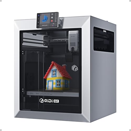 QIDI Q2 3D-Drucker, FDM 3D Drucker, Geschlossener 3D-Druckmaschinen, 65°C Beheizte Kammer, 3-in-1-Luftfilterung, 600 mm/s Höchstgeschwindigkeit, AI-Kamera, Auto-Leveling, 270x270x256mm Bauraum