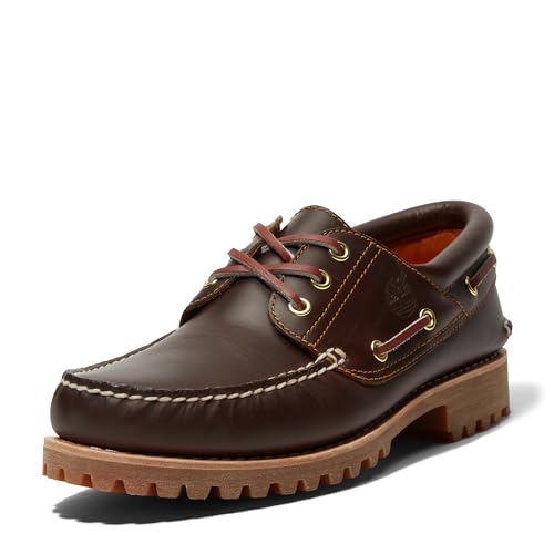 Timberland 30003 TRAD HS 3 Eye Lug Brown Herren Mokassins, Braun (Brown Pull Up), EU 44