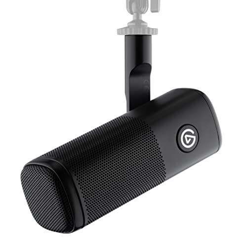 Elgato Wave DX – Dynamisches XLR-Mikro, nierenförmige Richtcharakteristik, unterdrückt Hintergrundgeräusche, Podcasting, Streaming, Broadcasting, kein Booster nötig, für Mac/PC