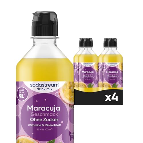 Sodastream drink mix Maracuja ohne Zucker, 4er Pack (4 x 440 ml)