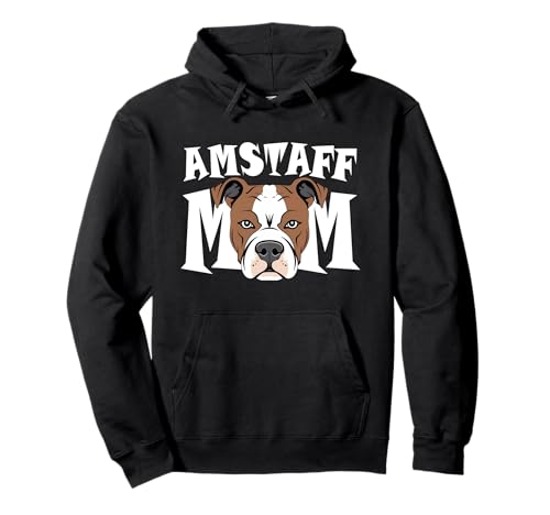 Amstaff Mom Cute American Staffordshire Terrier Damen Pullover Hoodie