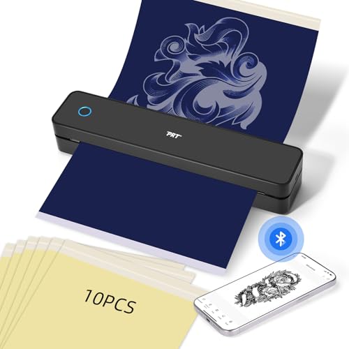 JimKing MT660 Thermo-Tattoo-Drucker, Kabellos, Bluetooth, Tattoo-Drucker für Anfänger, Tattoo-Tätowierer, Kompatibel mit Smartphones und PC (MT660)