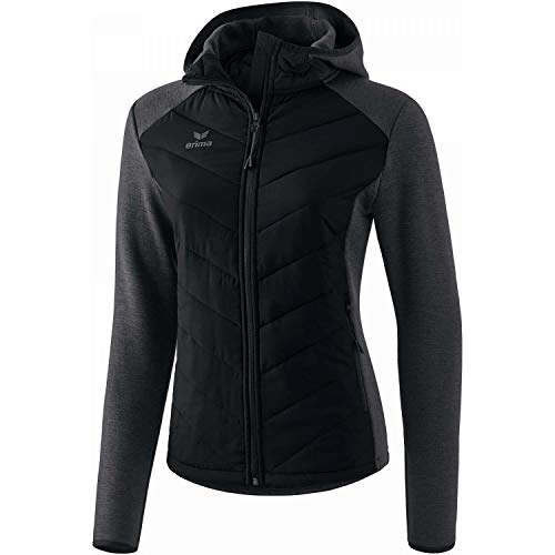 Erima Damen Steppjacke Function (2061907), schwarz, 38