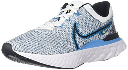 Nike DH5392-102 React Infinity Run FK 3 Men White/Black-Blue Orbit-Chlorine Blue EU 42