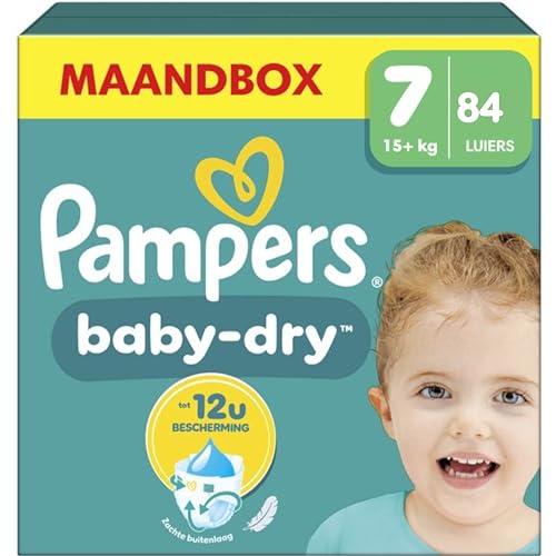 Pampers Baby-Dry – Größe 7 (15 kg+) – 84 Windeln