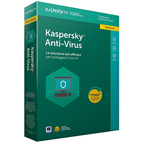 Kaspersky Antiviren-Software Virus Verlängerung 1 User 1 Jahr