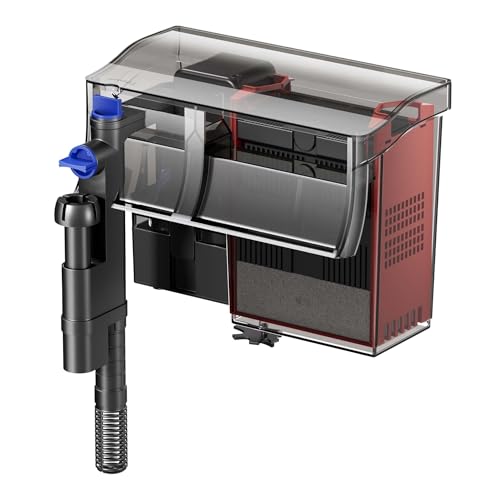 SunSun CBG-800 Hang On Filter mit UVc-Lampe, Anhängefilter 800 l/h für Aquarien bis 190 L