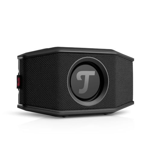 Teufel ROCKSTER GO 2 Bluetooth Speaker - Tragbarer Lautsprecher für draußen, mit Langer Akkulaufzeit (28 h), Wasserdicht IP67, Wireless Musikstreaming, USB Soundcard, Outdoor - schwarz