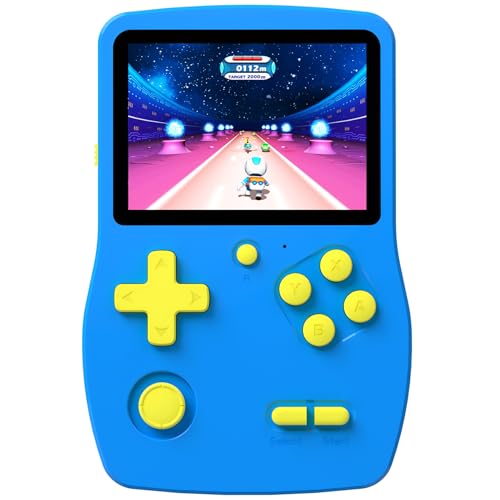 Bornkid Handheld Spiel Spielzeug für Kinder mit 139 32 Bit Videospiele Jungen Mädchen 3 Zoll IPS Bildschirm wiederaufladbar Retro Spiel Party Ostern Geburtstagsgeschenk