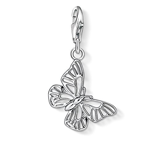 THOMAS SABO Charm-Anhänger Schmetterling 925 Sterlingsilber
