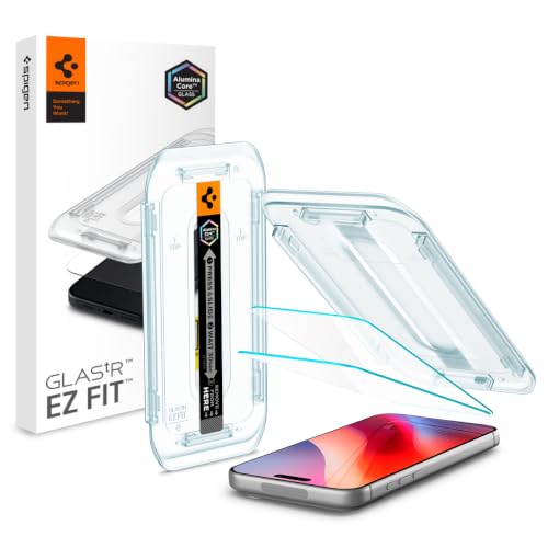Spigen EZ Fit Schutzfolie [2 Stück] für iPhone 18 Pro, iPhone 17 Pro