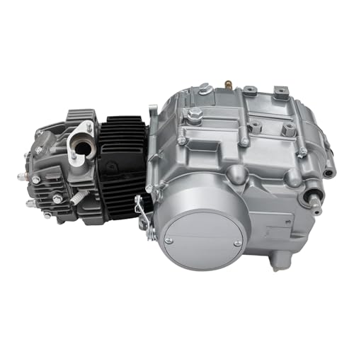 125ccm 4 Takt Motor, Einzylinder Luftgekühlt, 4-Gang Handschaltung, Nasskupplung Motorrad, Motor Kit für Pitbike, Dirt Bike, ATV und Quad