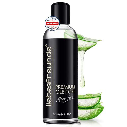 Liebesfreunde® Gleitgel auf Wasserbasis - Feuchtigkeitsspendend, sanft & regenerierend, 150 ml