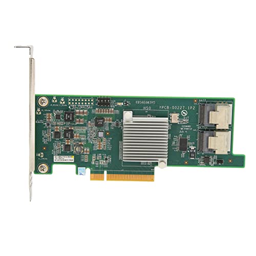 PCI E X8 Array Card, PCI E X8 Disk Array Card, SAS 2308 6G 2 SAS Interface Support 16T Disk HBA Disk Array Card für Datenbanken Server Disks