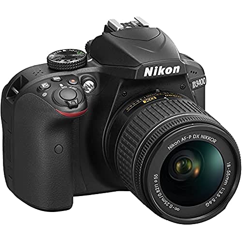 Nikon D3400 Gehäuse inkl. AF-P DX NIKKOR 18-55 mm VR schwarz