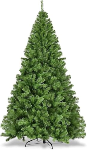Weihnachtsbaum grün künstlich 180 cm - täuschend echt & naturgetreuer Tannenbaum - Nordmanntanne - mit Ständer ((180cm-PREMIUM))