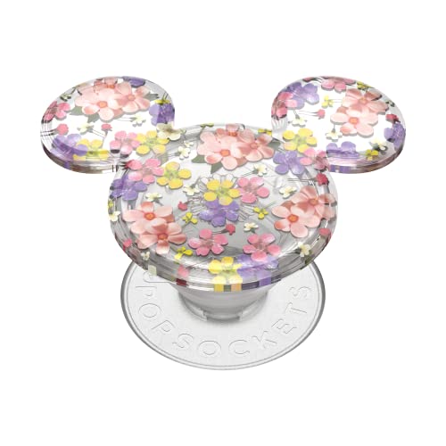 PopSockets Telefongriff mit expandierendem Ständer, Disney - Translucent Mickey Cascading Flowers