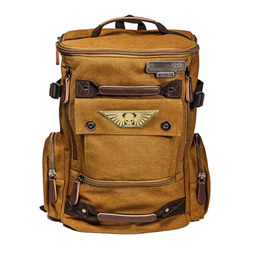 Starforged Astra Militarum Death Korps of Krieg Belagerungsregiment Rucksack Warhammer 40K Computertasche, Braun, M, Klassisch