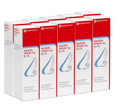 10 Packungen NASENSPRAY AL 0,1% (10 x 10ml) Sparset