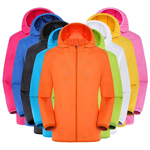 Regenjacke Damen Herren Leicht Wasserdicht Übergangsjacke Damenjacken Frühjahr Herbst Dünn Regenmantel Leichte Fahrradjacke Atmungsaktiv Sommer Schwarz Fahrrad Regencape Faltbar,Schwarz,L,Black