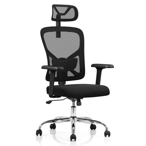 Sitleva YW-1A Chefsessel Ergonomisch - Bürostuhl Netz für Homeoffice