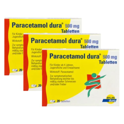 PARACETAMOL dura 500 mg Tabletten (3x20St)