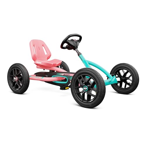 BERG Buddy Lua Pedal GoKart | Kinderfahrzeug, Tretfahrzeug mit hohem Sicherheitsstandard, Luftreifen und Freilauf, Kinderspielzeug geeignet für Kinder im Alter von 3-8 Jahren
