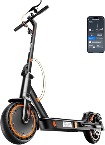 TODIMART E Scooter mit Straßenzulassung, 35 KM Reichweite, 500W Motor, Klappbarer Elektroroller mit APP Steuerung, 20 KM/H, 8,5 Fuß große Vollgummireifen, Tempomat