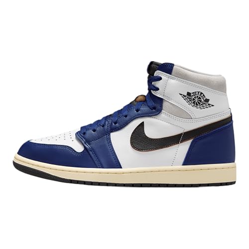 Air Jordan 1 Retro High OG White/Black-Neutral Grey-Deep Royal Blue