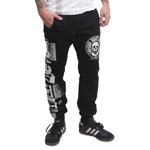 Yakuza Herren Apologise Casual Jogginghose, Schwarz, XL