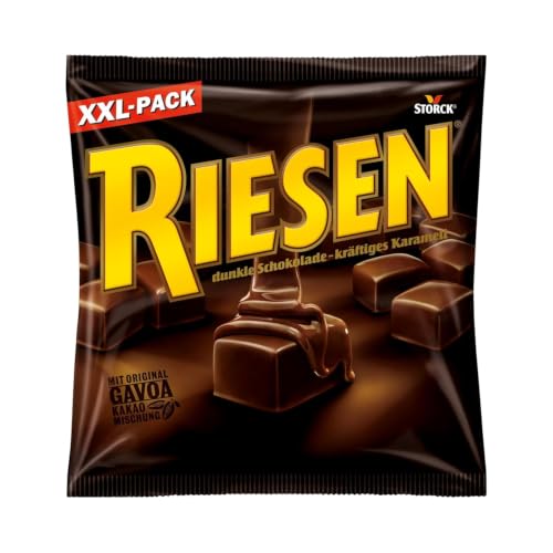 RIESEN, Schokokaramell Kaubonbons - 1 x 377 g XXL Pack