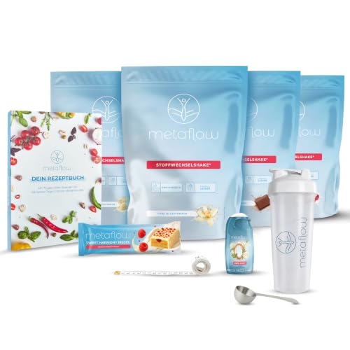 MetaFlow Shake zum Abnehmen Starter Set - Balance Shake - Proteinreich