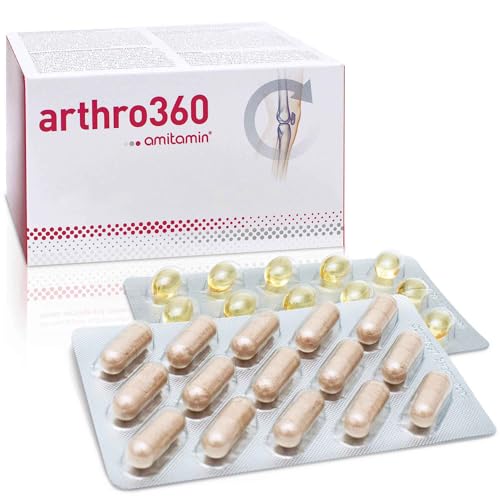 amitamin© arthro360 | Glucosamin, Chondroitin, MSM, Omega 3 | 120 Kapseln
