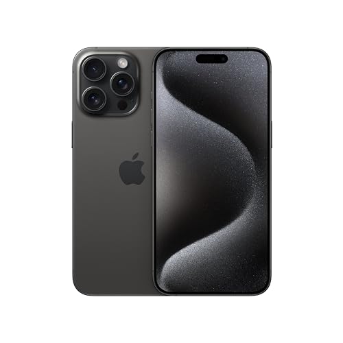 Apple iPhone 15 Pro Max (256 GB) - Titan Schwarz (Generalüberholt)