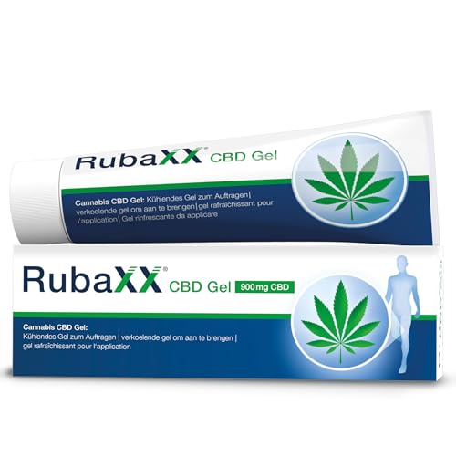 Rubaxx® Cannabis CBD Gel [120 ml] – EXTRA HOCH DOSIERT – Cannabissalbe mit Menthol & Minzöl – THC-frei