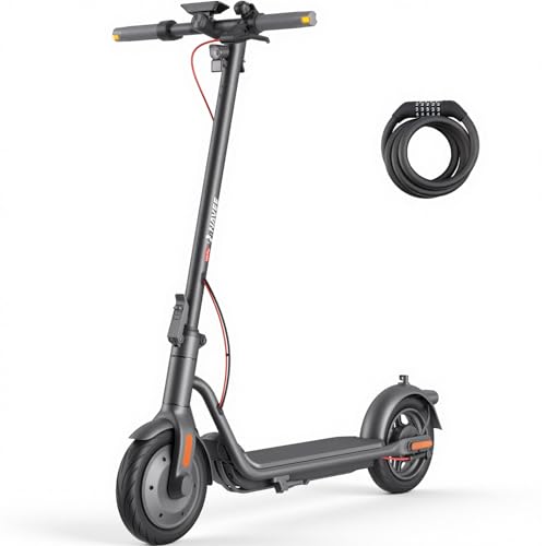NAVEE e Scooter, e-Scooter-mit-Straßenzulassung, e Roller, Scooter Electric ABE,10 Zoll, max. 25 km | Vierfach-Federung | Klappbar mit IPX5 & TÜV-Zulassung Elektroscooter für Erwachsene-V25i Pro