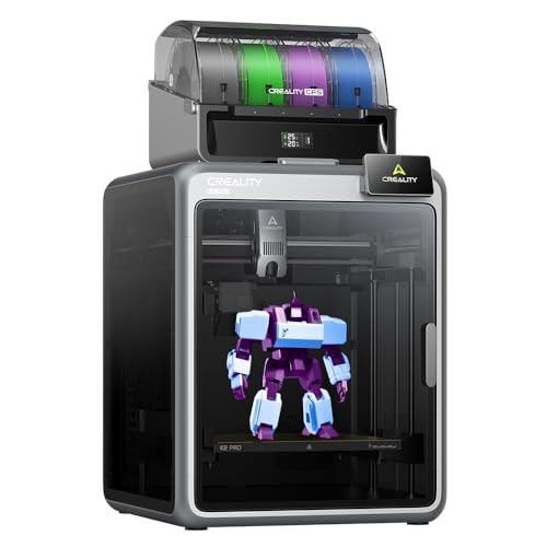 Offizieller Creality K2 Pro Combo 3D-Drucker, mehrfarbige 3D-Drucker mit CFS, Druckgeschwindigkeit 600 mm/s, 300 °C, Direktantrieb, Extruder-Kammerheizung, 11,81 x 11,81 x 11,81 Zoll
