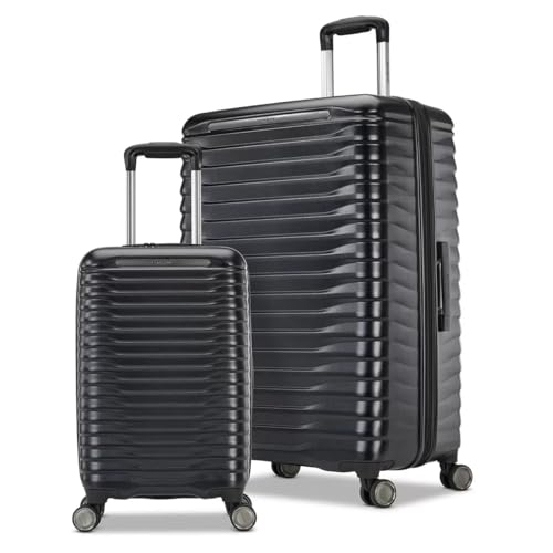 Samsonite Element 2-teiliges Hartschalen-Gepäckset in Schwarz