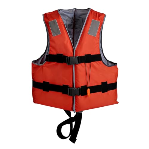 Sportjacken, Schwimmwesten, Schwimmjacken für Erwachsene, Wasserjacken für Erwachsene, Outdoor-Aktivitäten wie Bootfahren Schwimmen (Red, XXL)