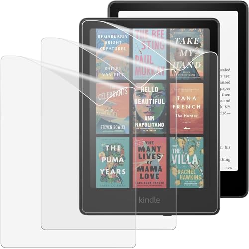 MoKo 3 Stück Schutzfolie für Kindle Paperwhite 7 Zoll 12. Generation 2024 und Kindle Colorsoft Signature Edition, Anti-Glare Premium PET-Displayschutzfolie Vollflächiger matter Displayschutz