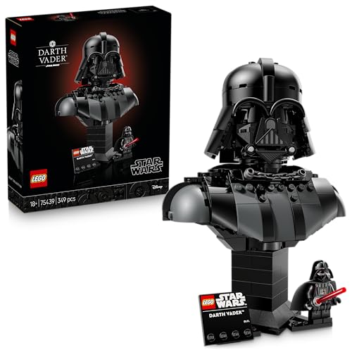 LEGO Star Wars 75439 Darth Vader Büste - Modellbau für Erwachsene - inkl. sammelbarer Minifigur mit rotem Lichtschwert - Geschenkidee für Fans von Eine Neue Hoffnung