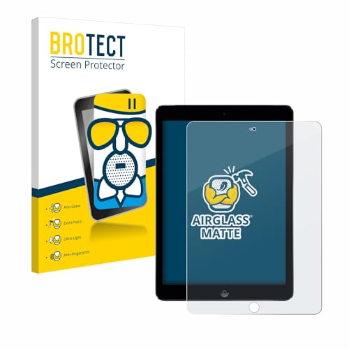 BROTECT Entspiegelungs Schutzglas für Apple iPad Air 2 2014 Schutzfolie Panzer Folie Glas Matt [Extrem Kratzfest 9H, Anti-Reflex, Anti-Fingerprint]