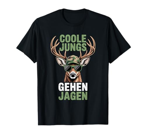Coole Jungs Gehen Jagen T-Shirt