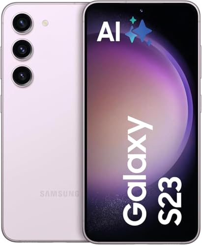 Samsung Galaxy S23 256GB 8GB ROM AI Smartphone Android 15, 3.900mAh Akku, Smartphone ohne Vertrag — EU Version (Lavender)